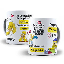 Diseños Plantilla Ooh me rindo yo te necesito más de lo que cualquier ser humano - Homer Simpsons Sublimacion Png 