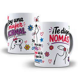 Diseños Plantilla Tazas Flork Meme Deformitos Soy una mujer normal Chile Sublimacion Png 