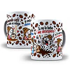 Diseños Plantilla Tazas Tomando café mi vida se relaja y entre más bebo menos quiero agua si no lo bebo me desespero Flork Meme Deformitos Chile Sublimacion Png
