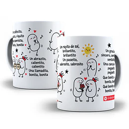 Diseños Plantilla Tazas un cafecito riquito , una sonrisita bonita, una llamadita Flork Meme Deformito - Chile Sublimacion Png 