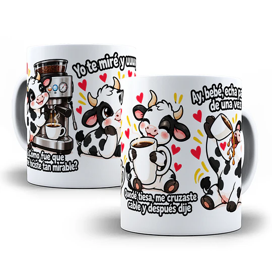 Diseños Plantilla TazasUy cómo fue que dios te hizo tan mirable yo te miré y uy quedé tiesa me cruzaste cable Vaquinha Café Flork Meme Deformito Chile Sublimacion Png