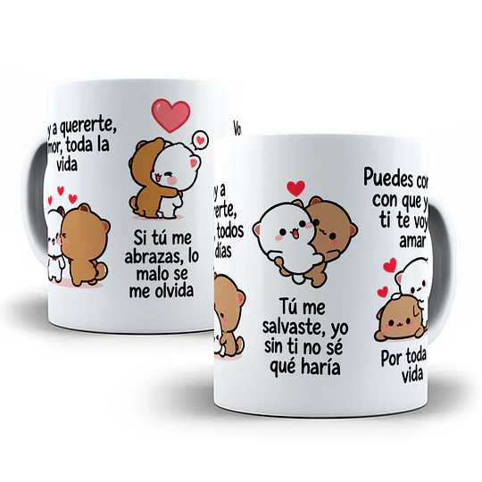Diseños Plantilla Tazas Voy a quererte amor toda la vida Flork Meme Deformito Chile Sublimacion Png 