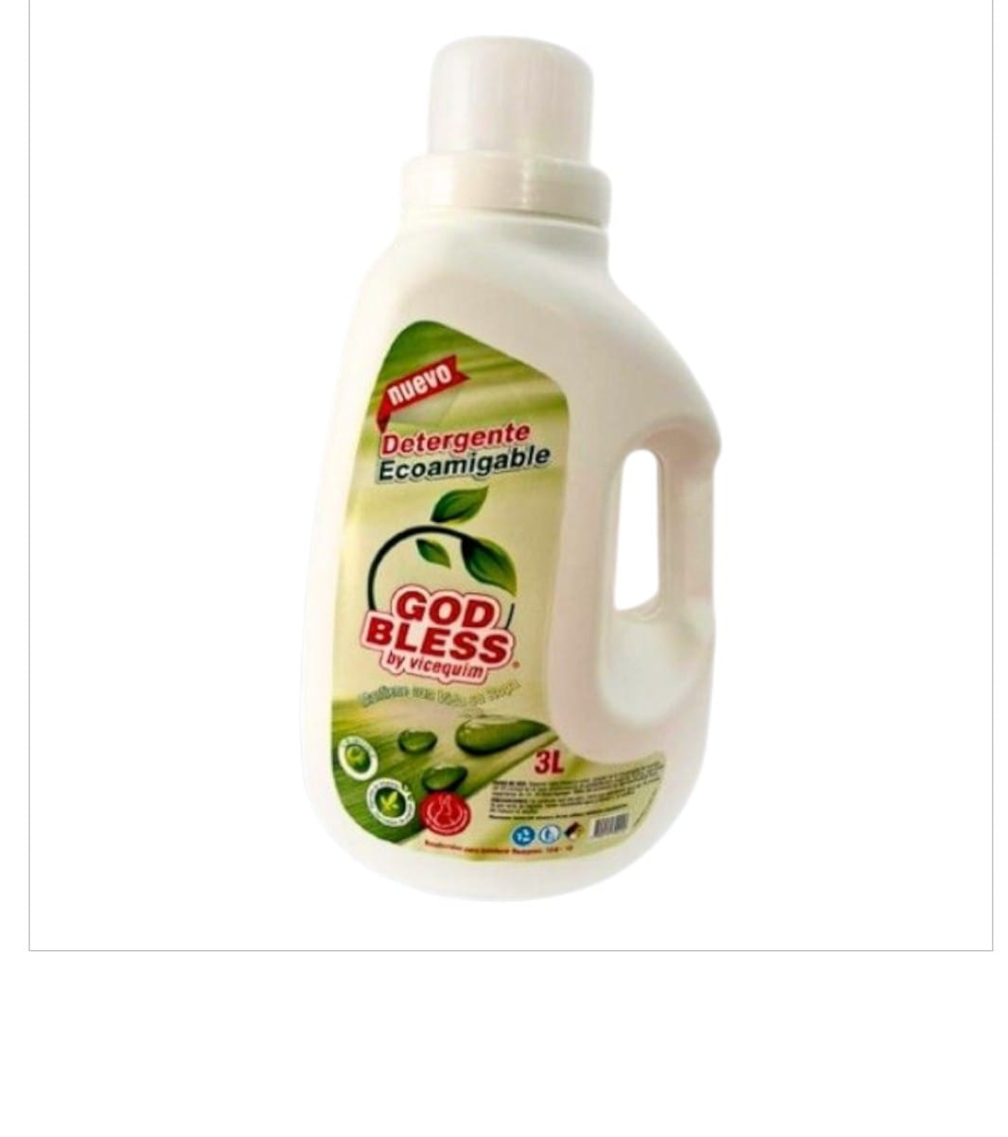 Detergente ecológico de 3 litros 1