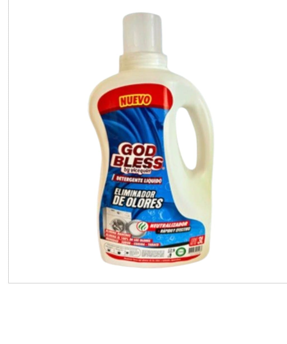 Detergente ultra concentrado eliminador de manchas y olores de 3 litros. 1