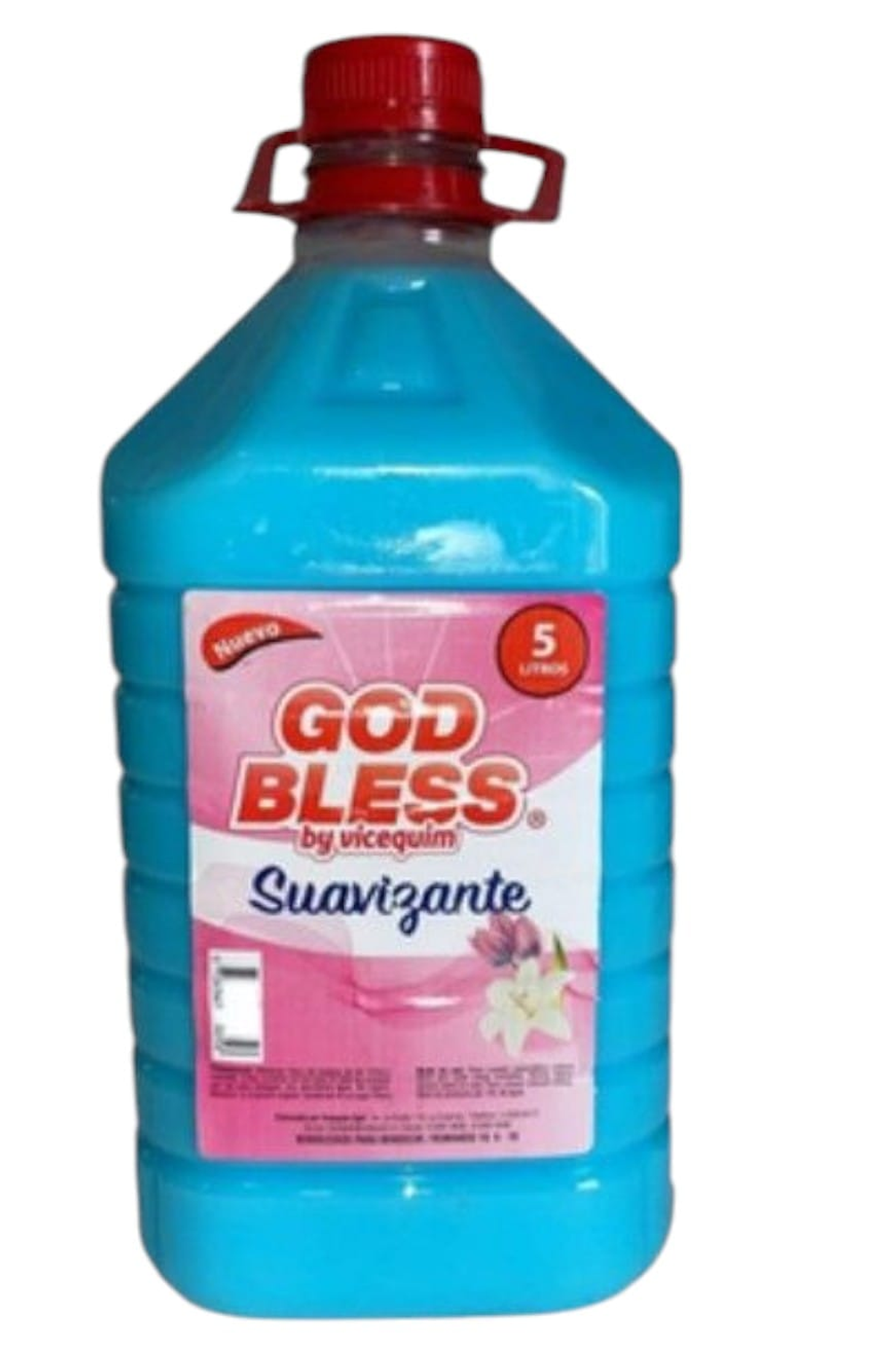 Suavizante blanco, celeste y rosado de 5 litros. 3