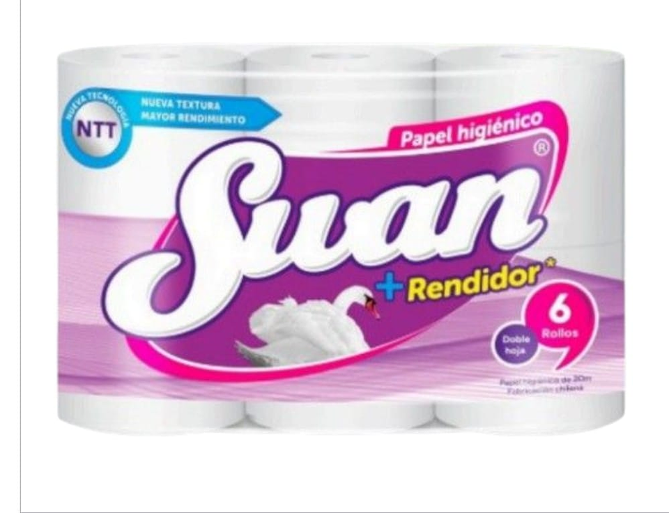 Papel higiénico swan manga de 6 unidades de 20 metros cada uno 1