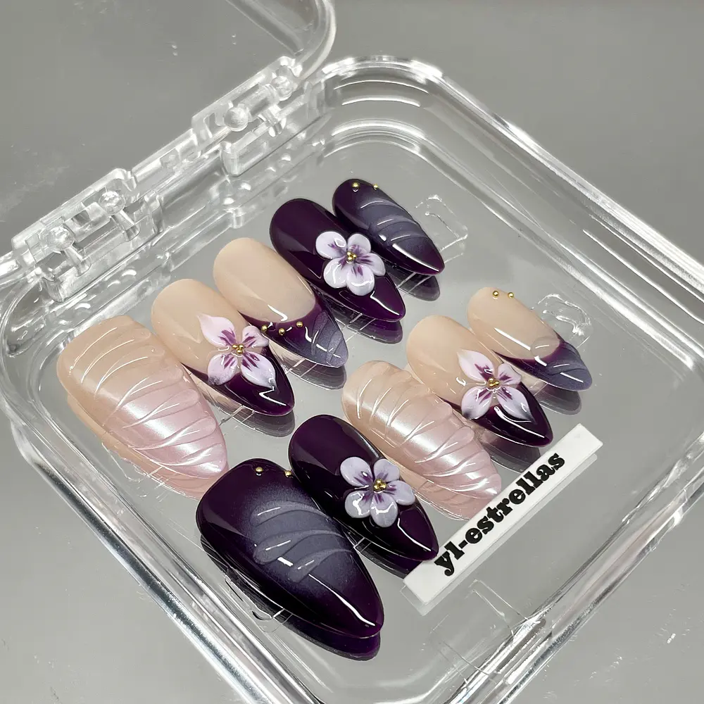 Flores moradas