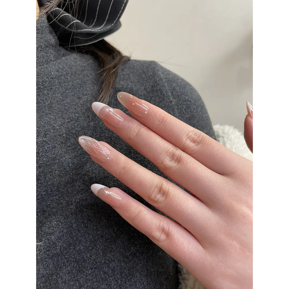 Rosa y blanco francés