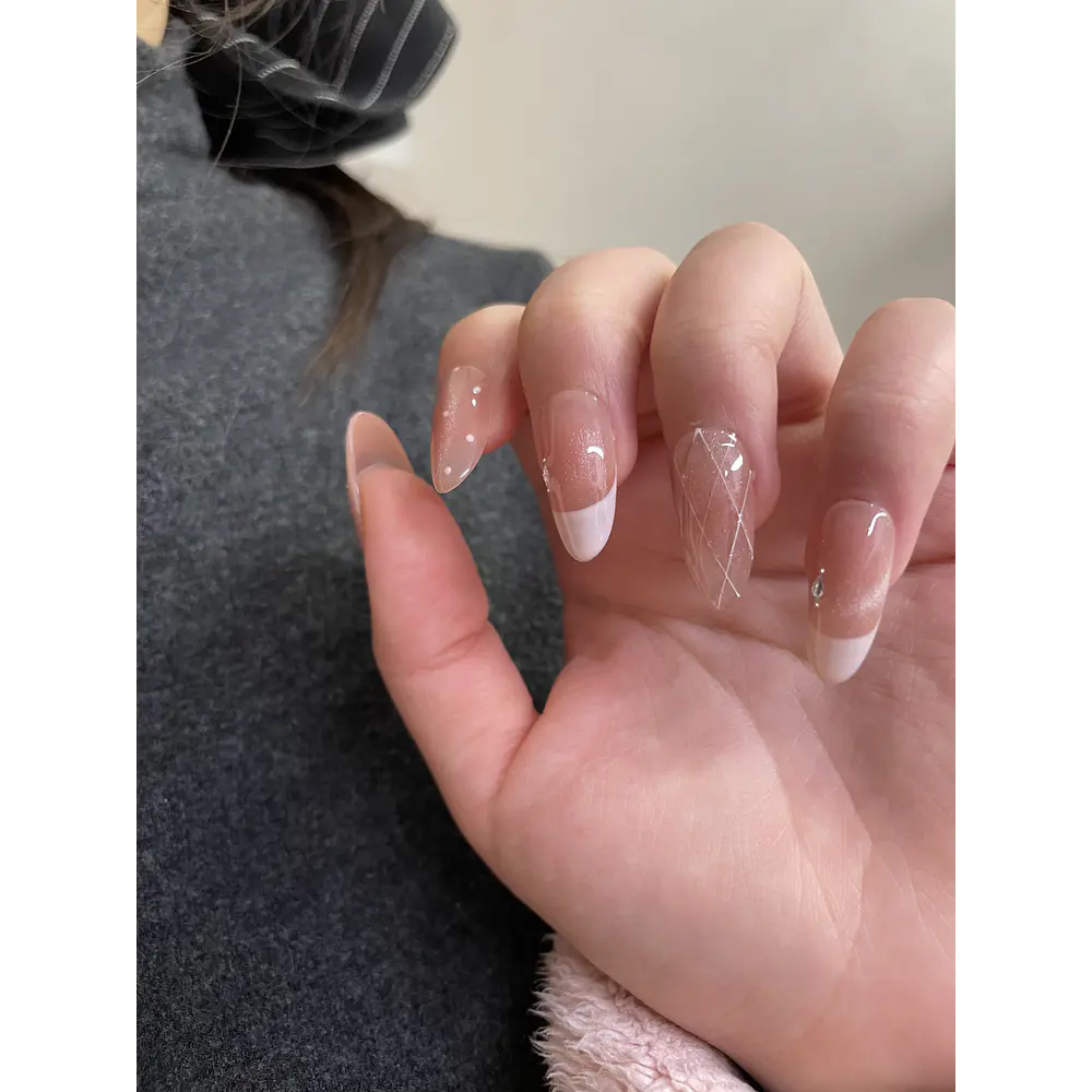 Rosa y blanco francés