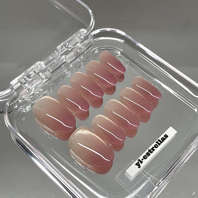 Luz de estrellas rosa