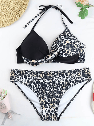 Bikini Cruce Animal Print