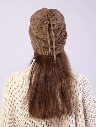 Gorro Trenzas Marron