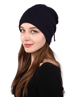 Gorro Trenzas Azul