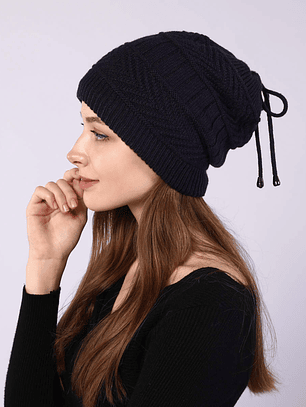 Gorro Trenzas Azul