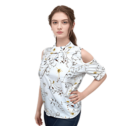 Blusa blanca Amarillo