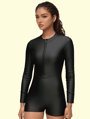 Traje de baño Enteriz Negro