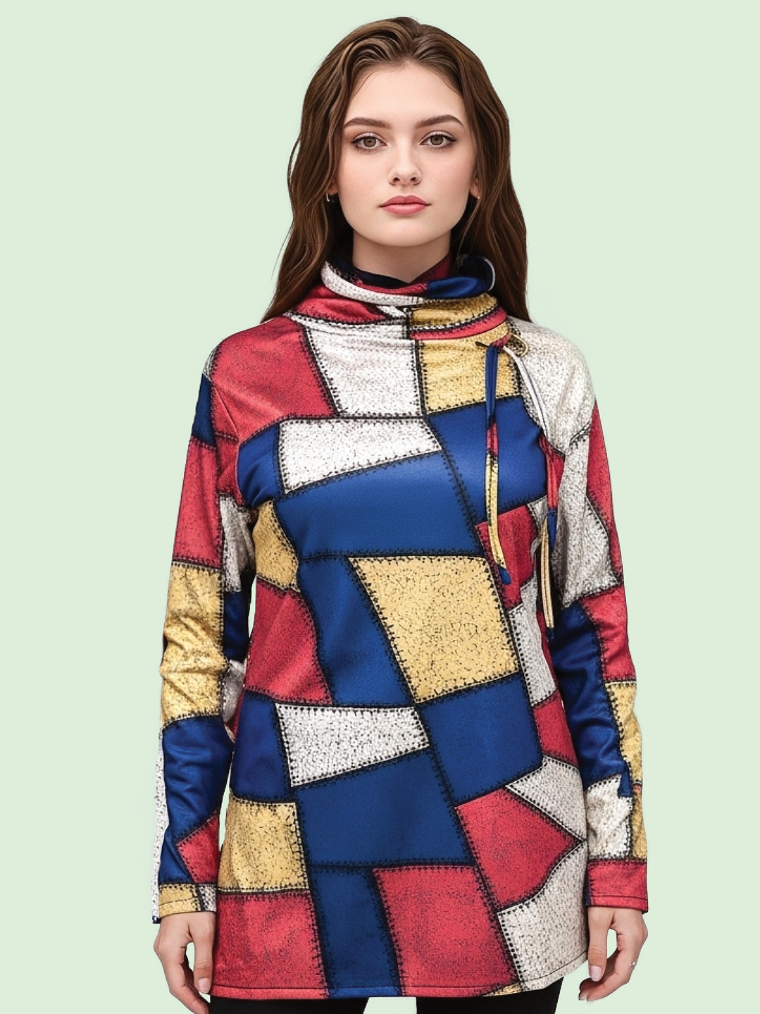 Blusa COLOBO Hipp Cuello Alto | Poleron de mujer 3