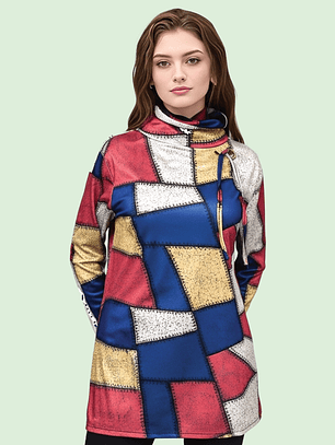 Blusa COLOBO Hipp Cuello Alto | Poleron de mujer