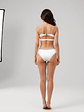 Bikini con aro, Traje de baño COLOBO de dos piezas Zira Bicolor Blanco Nude - Miniatura 3