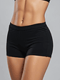 Short de baño negro de mujer Bottom tipo boy short para nadar y hacer ejercicio - Miniatura 1