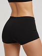 Short de baño negro de mujer Bottom tipo boy short para nadar y hacer ejercicio - Miniatura 3