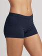 Short de baño de mujer azul marino Bottom tipo boy short para nadar y hacer ejercicio - Miniatura 2