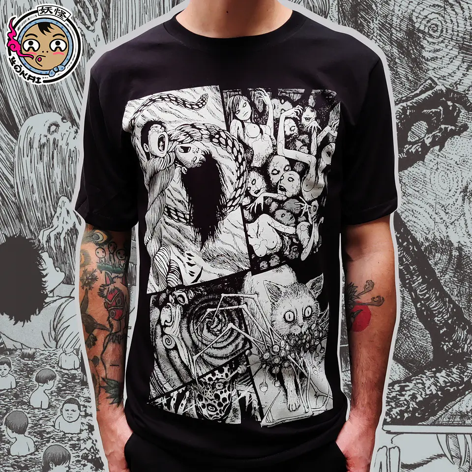 Polera Junji Ito art 1