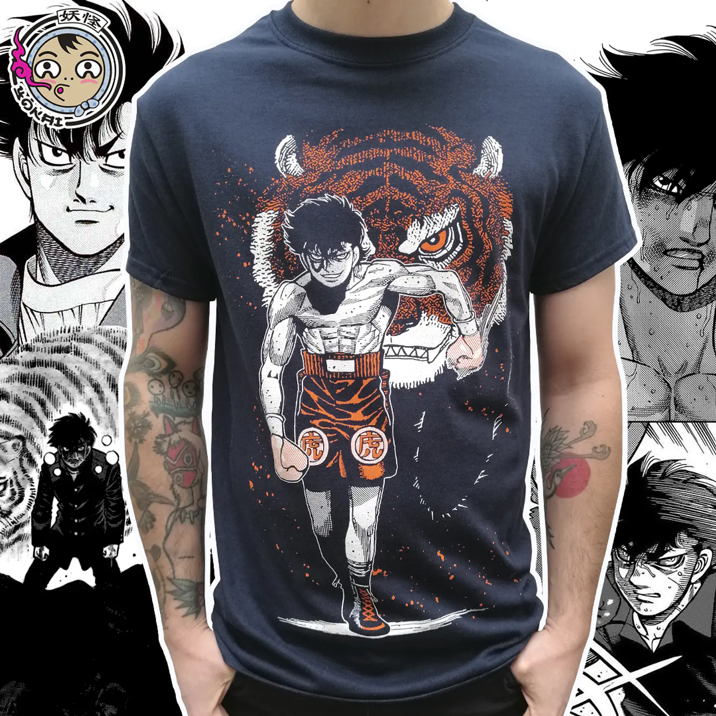 Polera Takeshi Sendo - Hajime no Ippo | Azul Marino 1