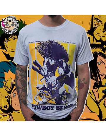 Polera Cowboy Bebop Vol. 1 (Celeste) 