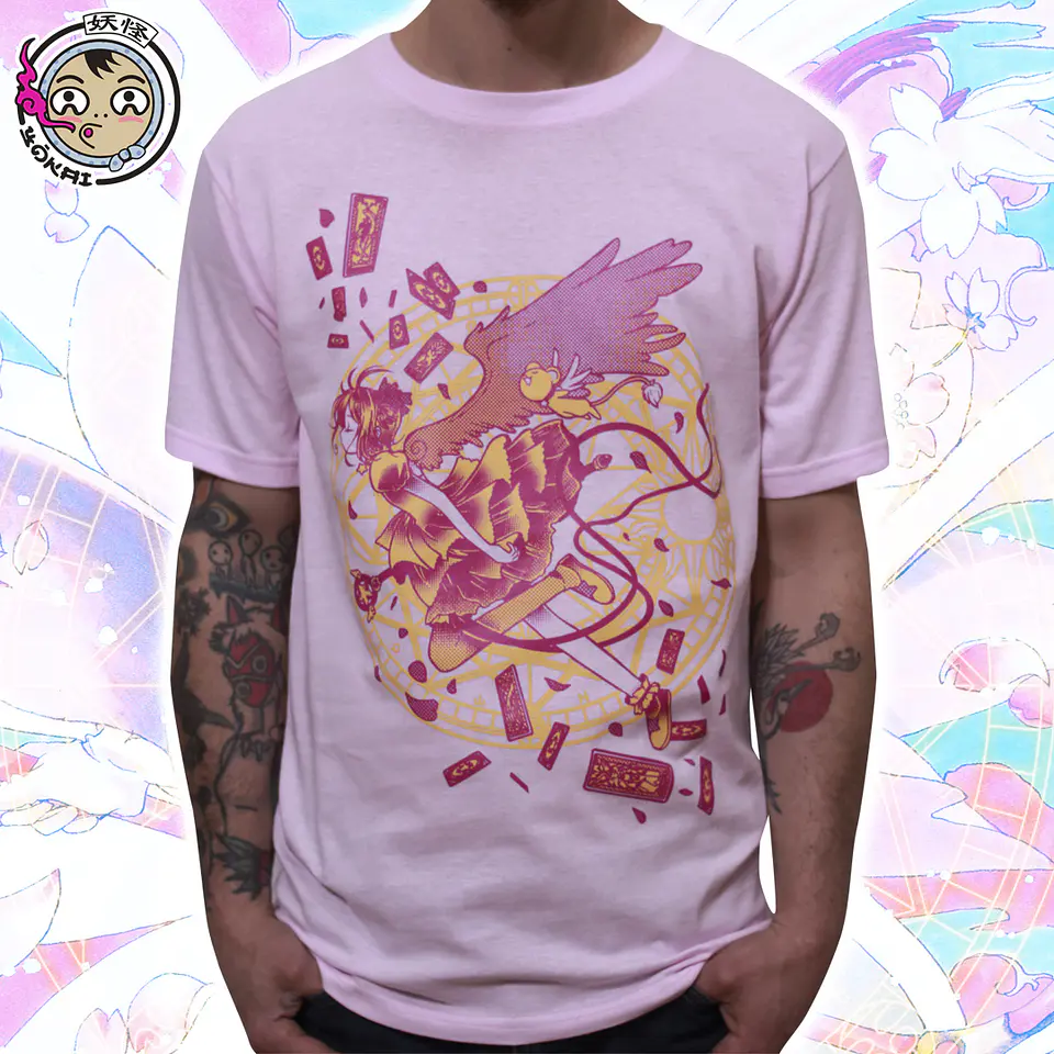 Polera Sakura Card Captor Rosa 1