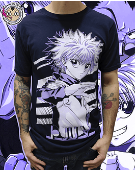 Polera Killua Zoldyck HxH Azul Marino