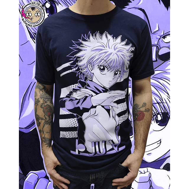 Polera Killua Zoldyck HxH Azul Marino