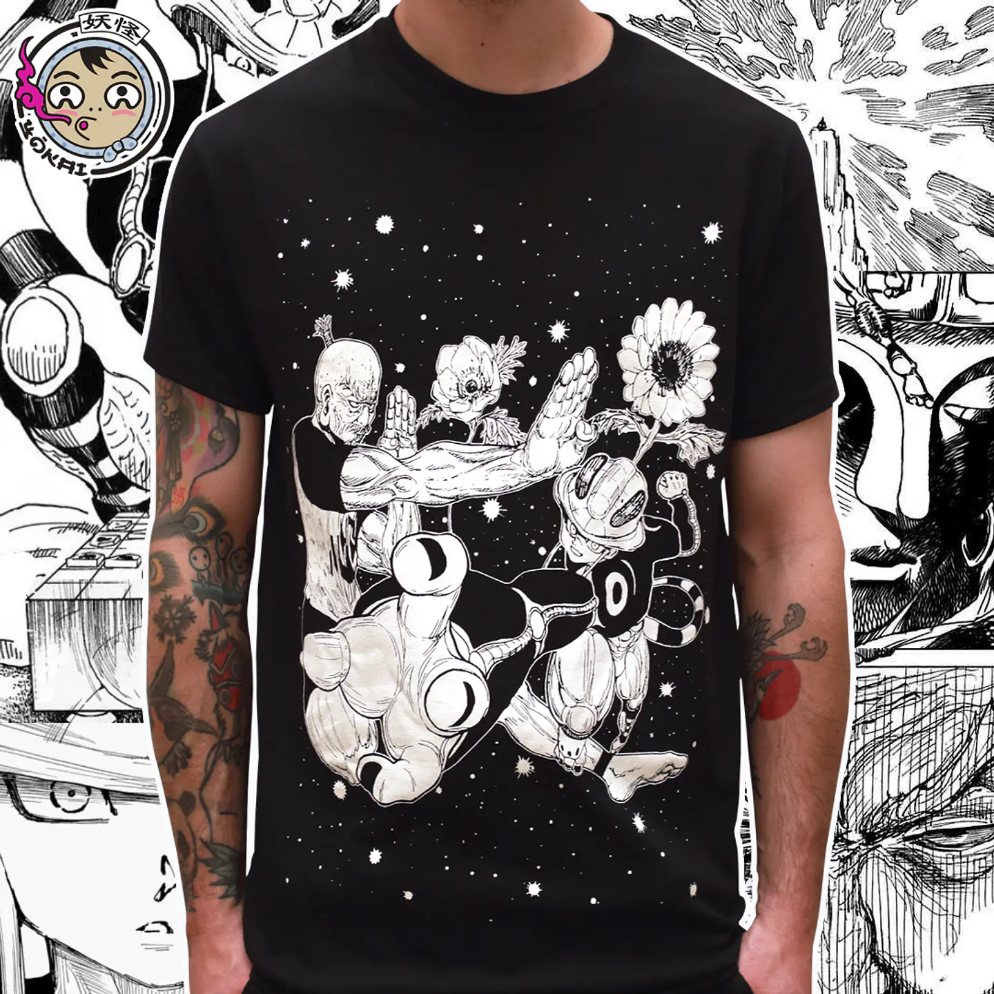 Polera Netero vs Meruem Hunter x Hunter 1
