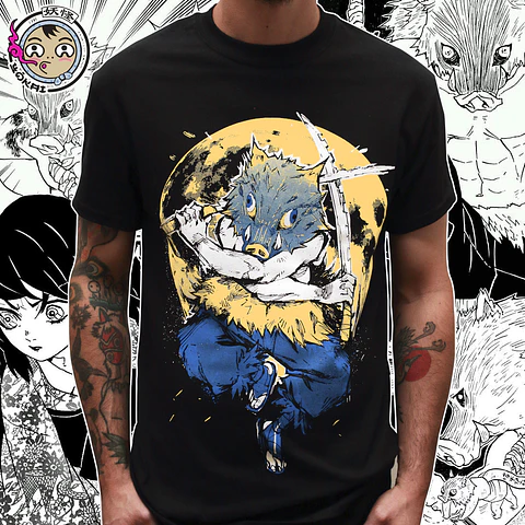 Polera Inosuke Hashibira Kimetsu No Yaiba