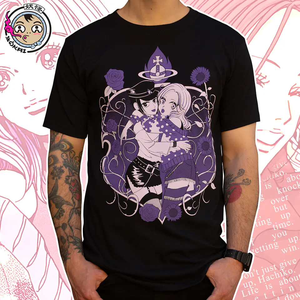 Nanas (polera negra) 1