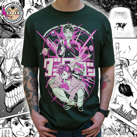 Okarun y Momo Dan Da Dan - Verde Bosque