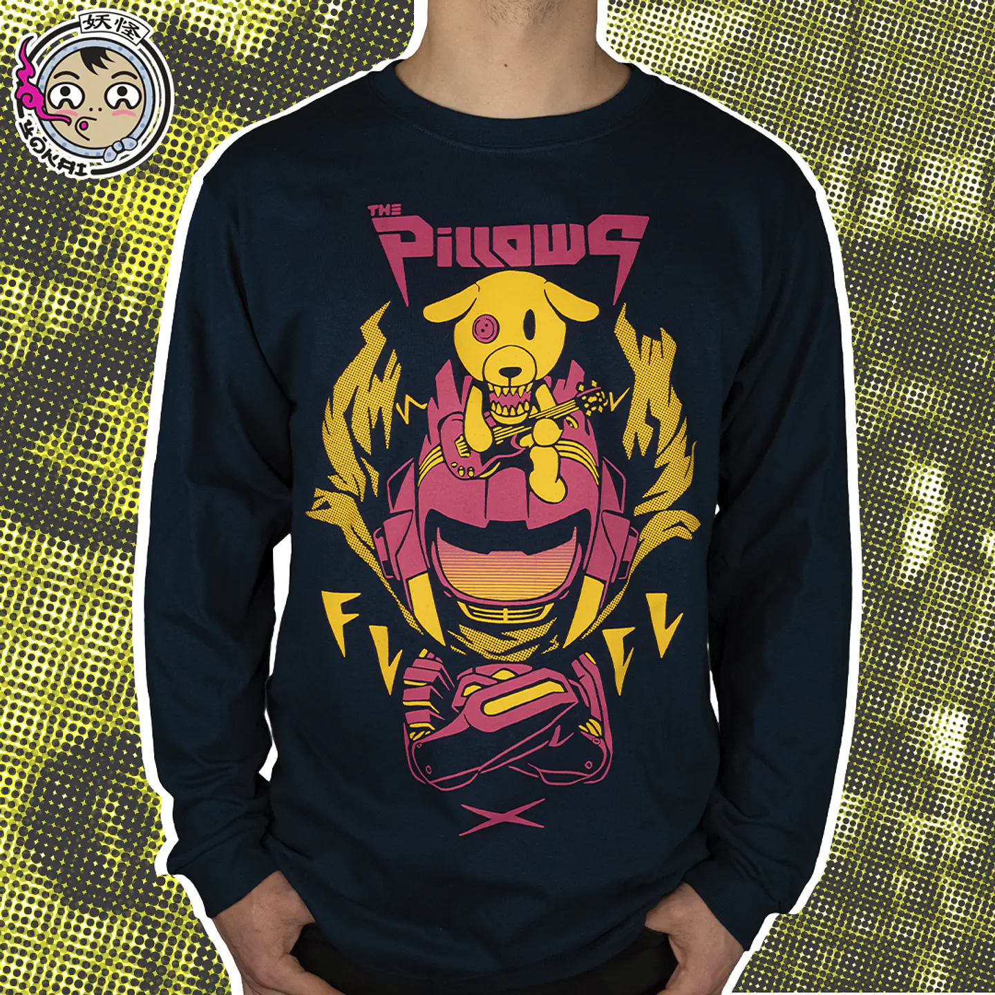 The Pillows / FLCL ver. Manga larga (Azul Marino) 1