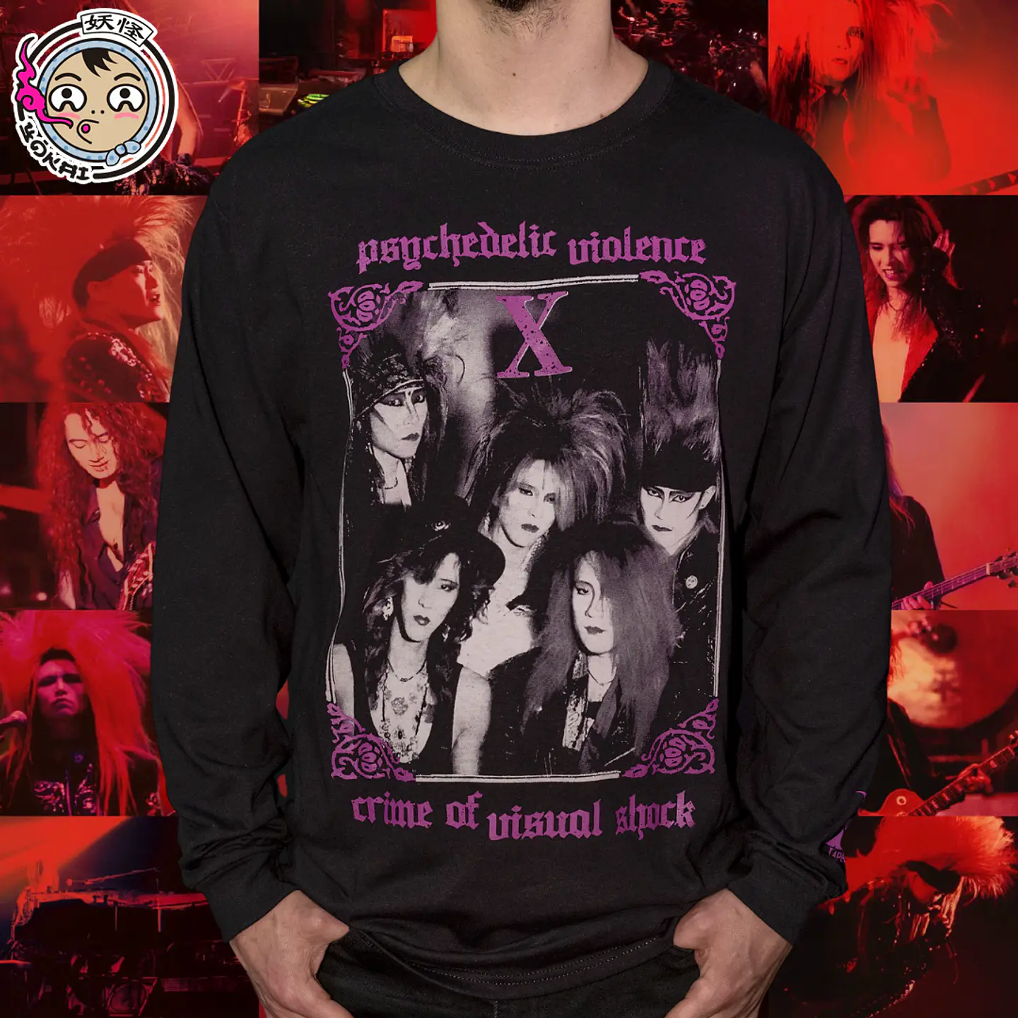 X Japan Polera Manga Larga 1