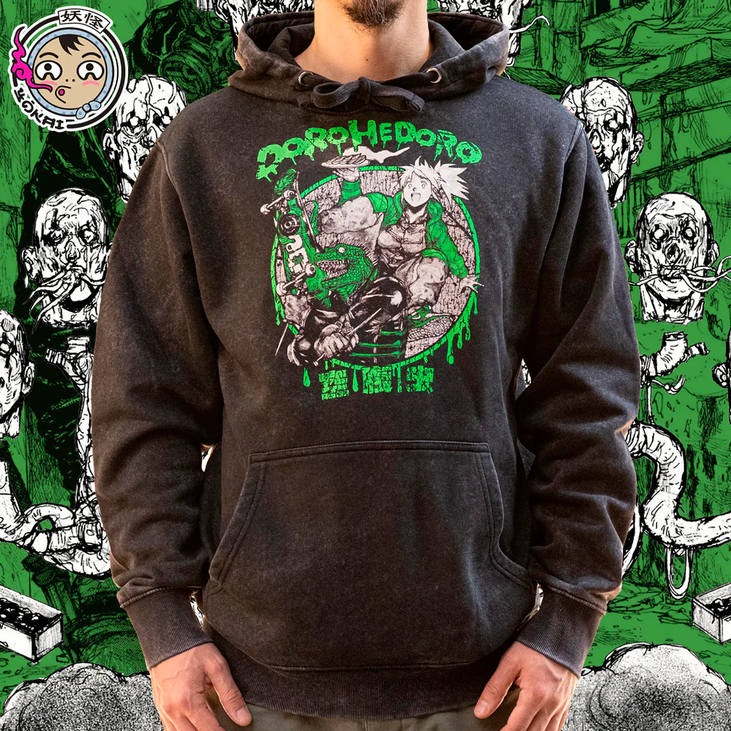 Hoodie Kaiman & Nikaido - Dorohedoro  1