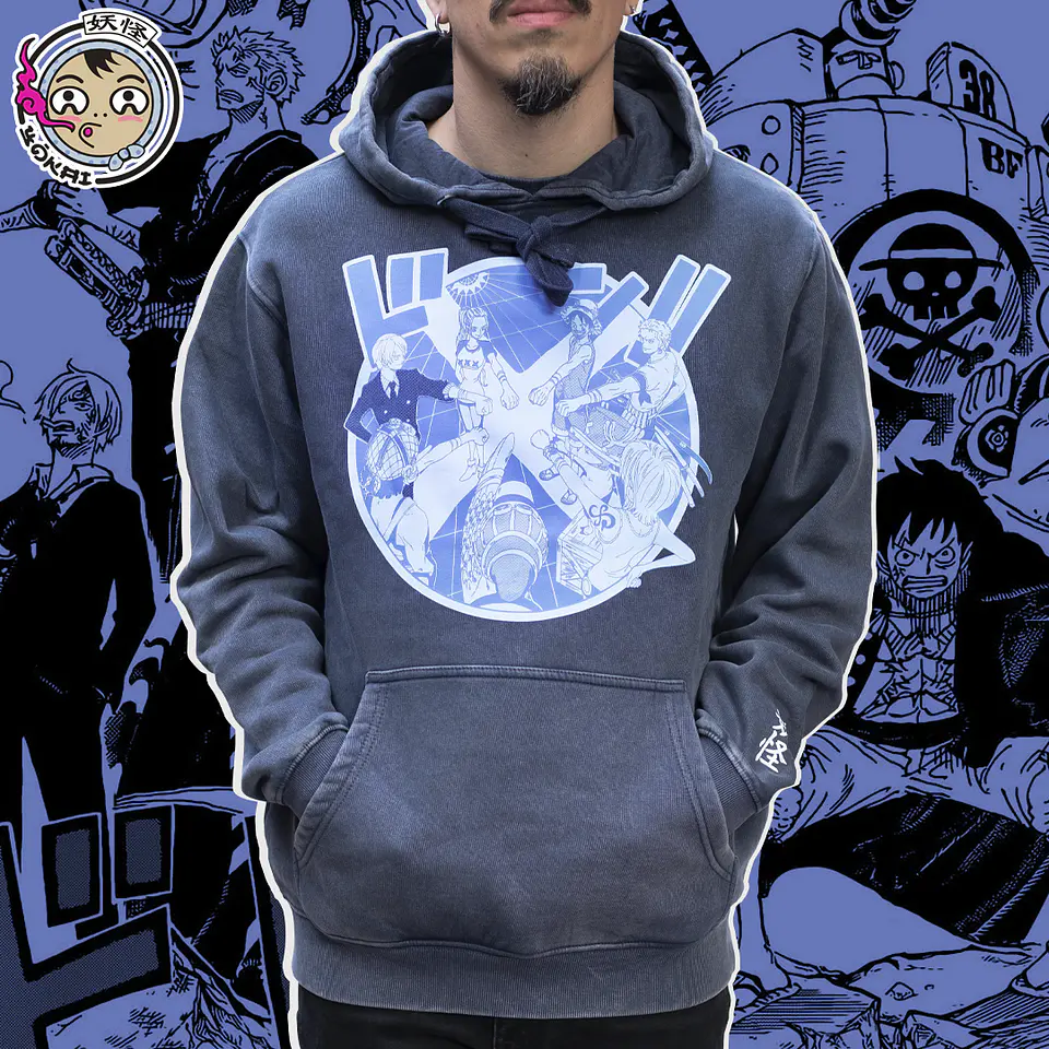 Polerón Hoddie One Piece Arabasta - Acid Wash 1