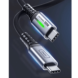 Cable de datos de carga rápida de 100W de TIPO-C a TIPO-C 