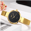 Reloj de Mujer Marca MSFox ﻿COLOR ORO DIAL NEGRO