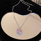 Collar crystal heart 1