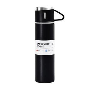 Set Termo Acero Inoxidable 500ml + 3 Tazas | Yokoo Chile