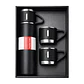 Set Termo Acero Inoxidable 500ml + 3 Tazas | Yokoo Chile - Miniatura 1