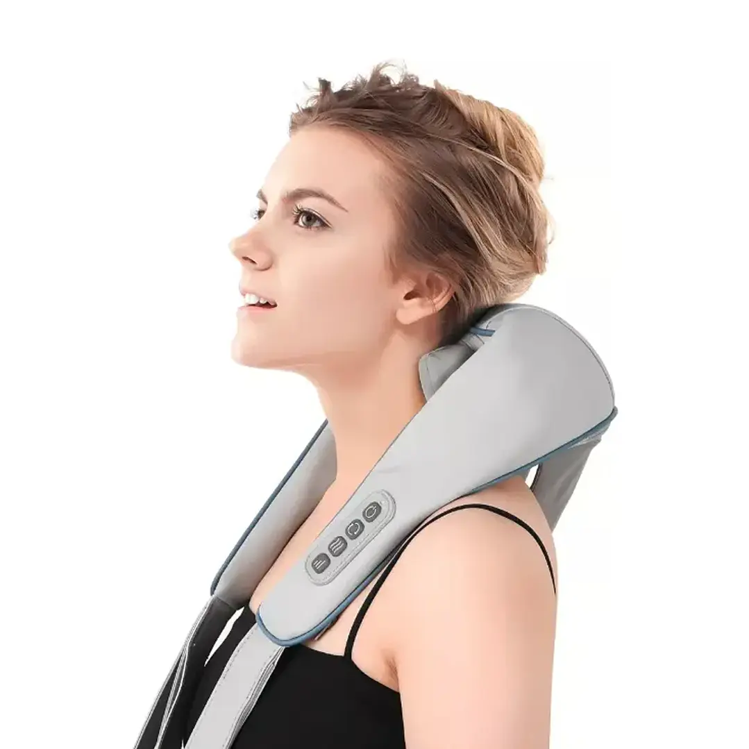 Masajeador Cervical Yokoo Inalámbrico 6 Cabezales Recargable SF-L9 3