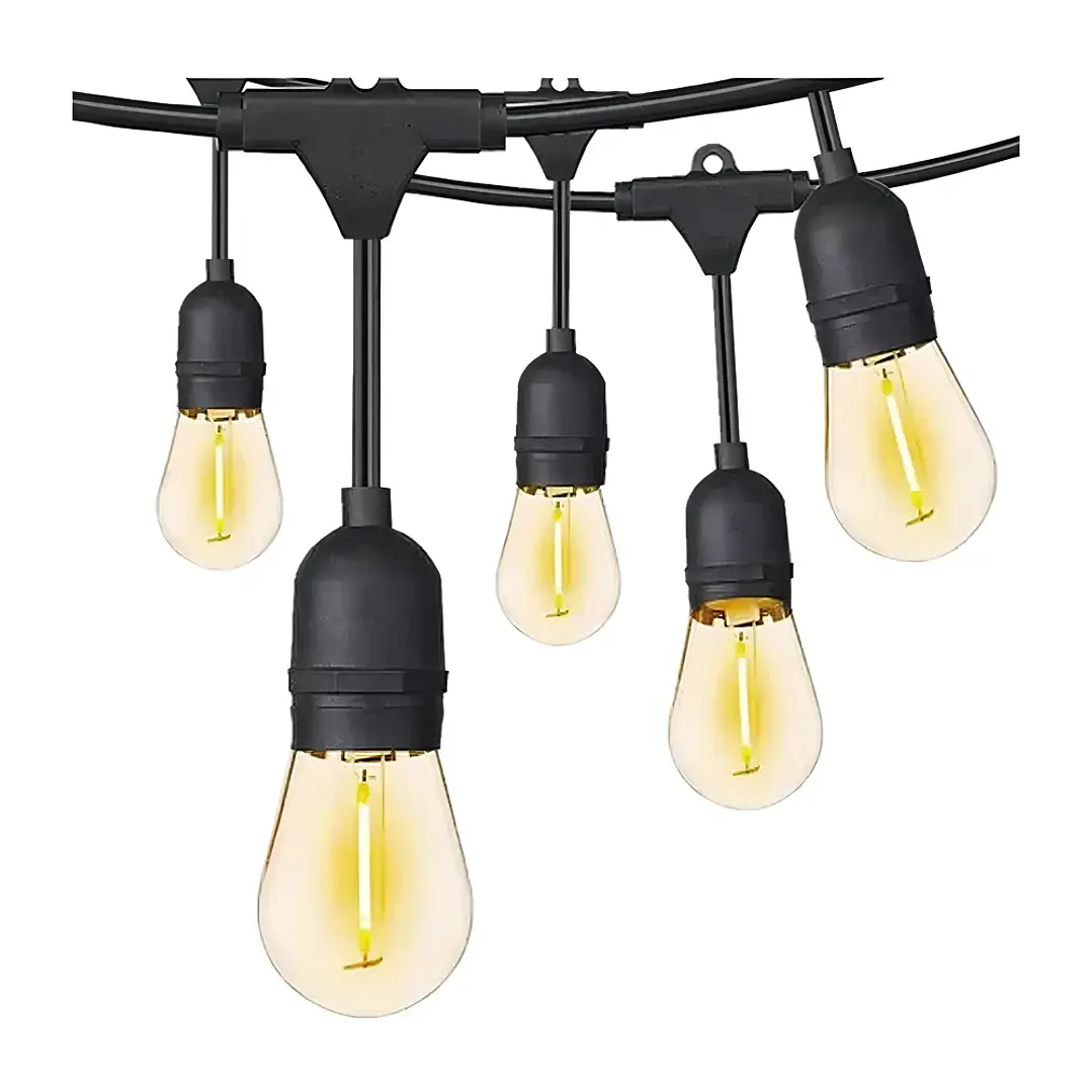 Guirnalda Solar Yokoo 10 Metros con 10 Ampolletas LED Vintage IP65 1