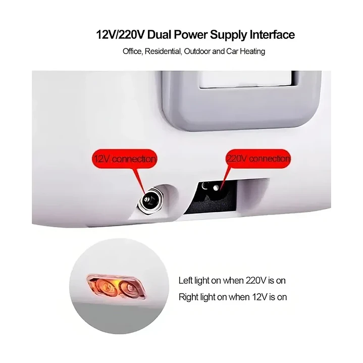 Lonchera Eléctrica Portátil con Interior de Acero Inoxidable Dual 220V/12V 3