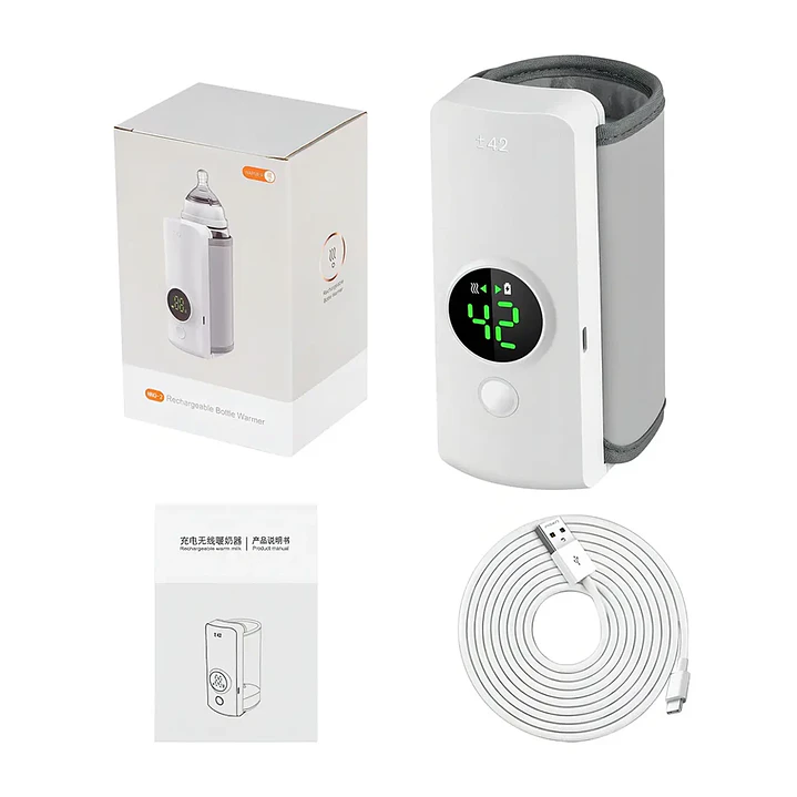 Calentador de Mamaderas Jerzou Portátil Inalámbrico Batería de 5000mAh 2