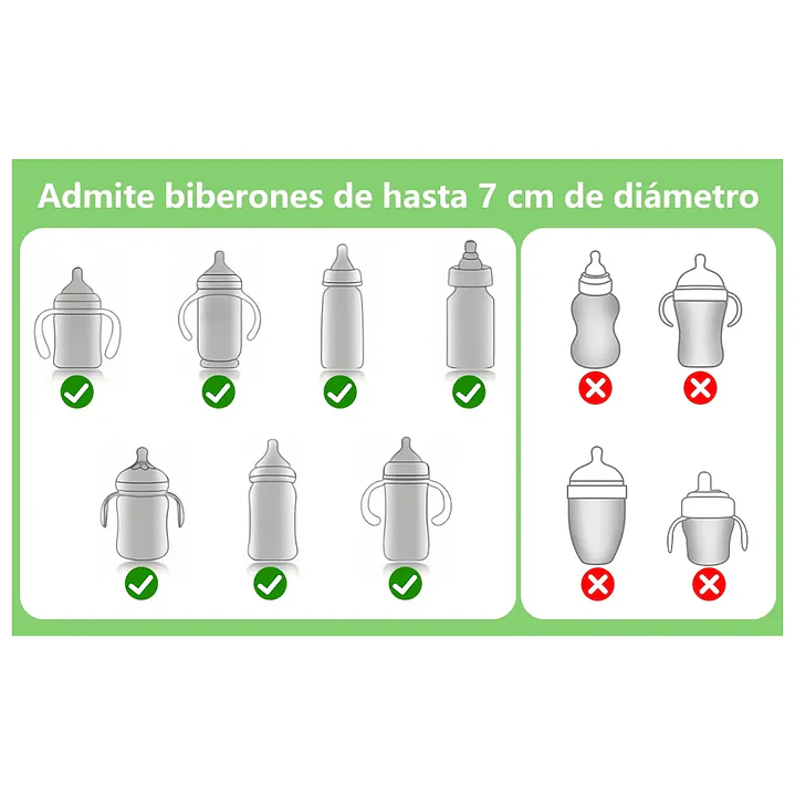 Calentador de Mamaderas Jerzou Portátil Inalámbrico Batería de 5000mAh 9